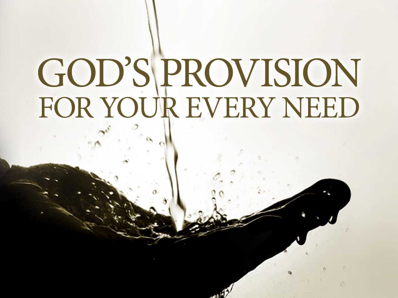 God's Provision for Your Every Need (Part 1)